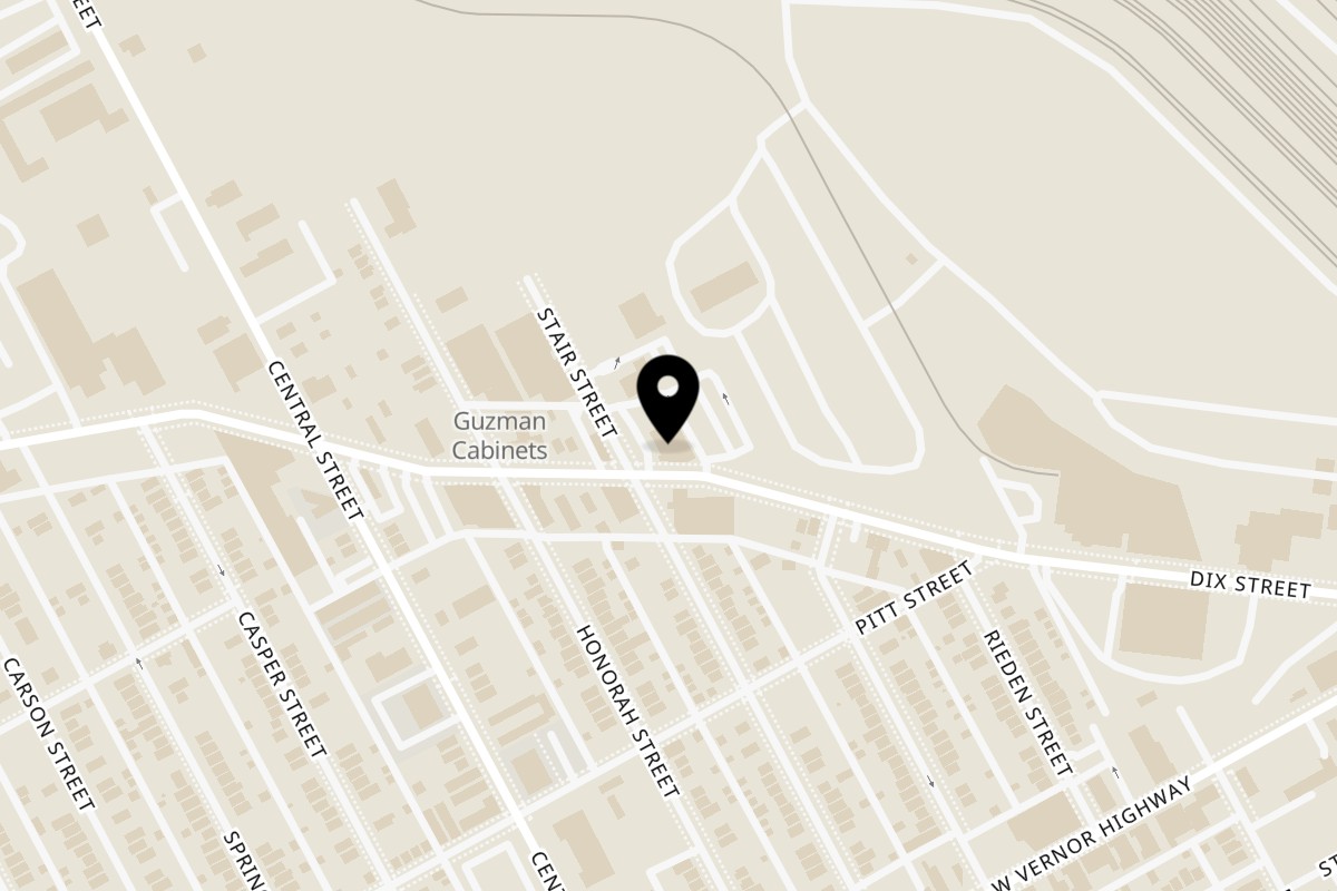 Map showing the location of Taqueria Mi Pueblo Taqueria Mi Pueblo on 7278 Dix St in Detroit